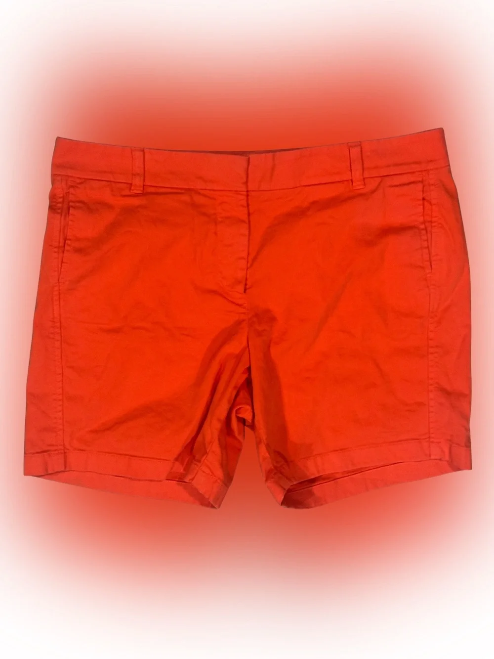 J. Crew Bright Red Chino Shorts